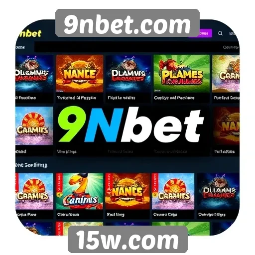 Variedade de jogos disponíveis na plataforma 9nbet.com